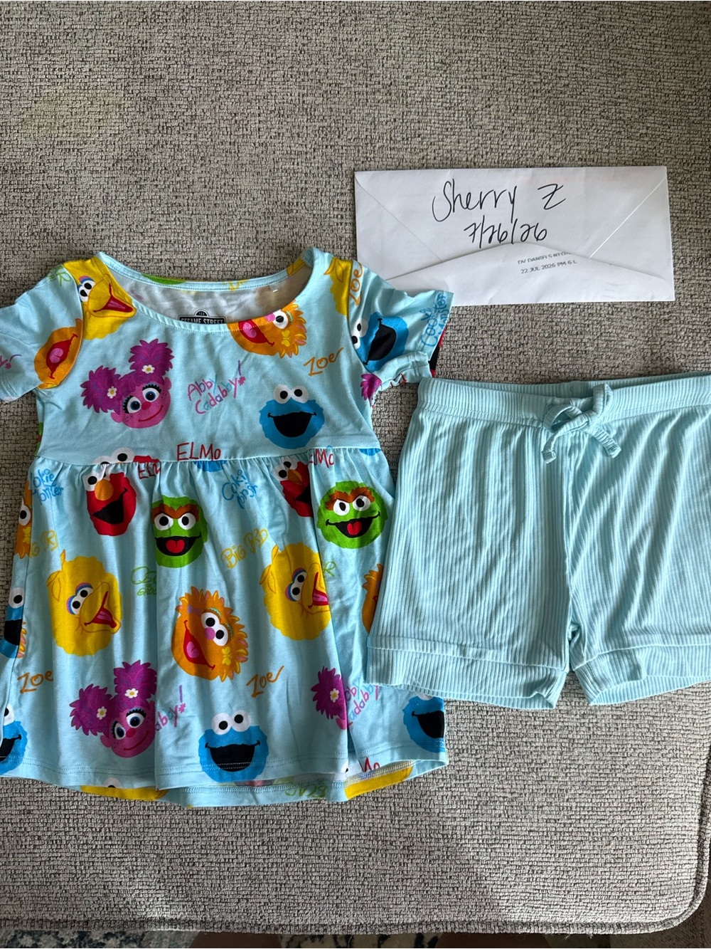 Bums & Roses Sesame Street Tunic and Shorts